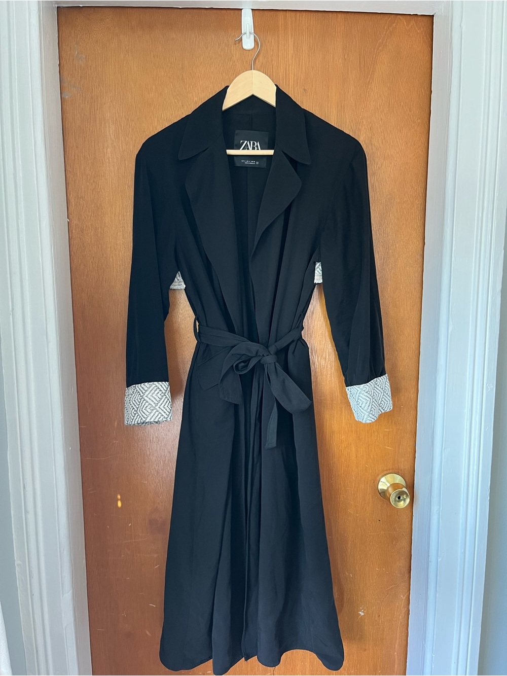 •Zara full length lightweight trench coat• Size S
